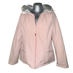 Cole Haan ZeroGrand Pink Woman’s Hooded Parka Sz S/P